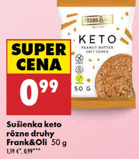 Frank&Oli sušienka keto rôzne druhy