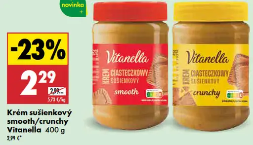 Vitanella krém sušienkový smooth