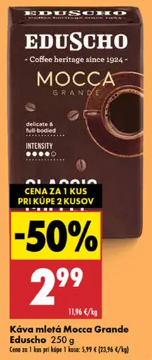 Eduscho Mocca Grande pražená mletá káva