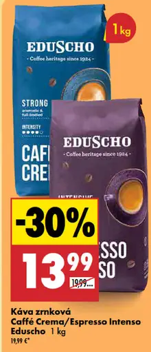 Eduscho Caffè Crema zrnková káva