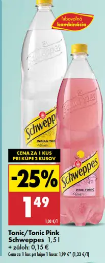 Schweppes tonic