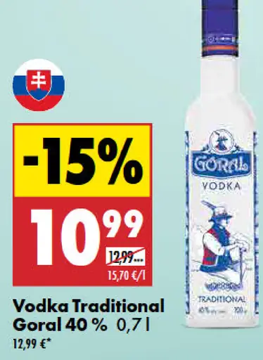Goral Vodka Traditional 40%