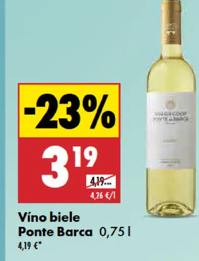 Víno biele Ponte Barca