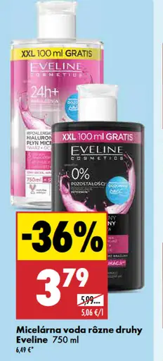 Eveline Micelárna voda rôzne druhy