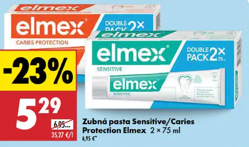 Zubná pasta Sensitive/Caries Protection Elmex