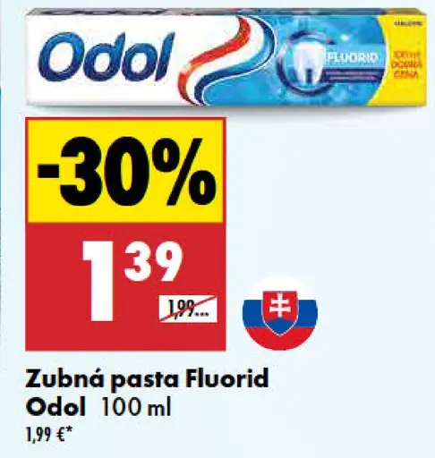 Zubná pasta Fluorid