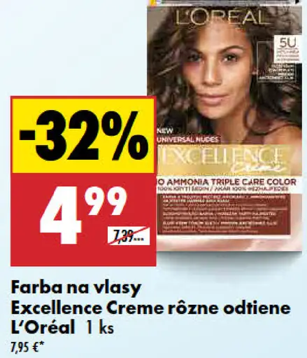 L’Oréal Farba na vlasy Excellence Creme rôzne odtiene