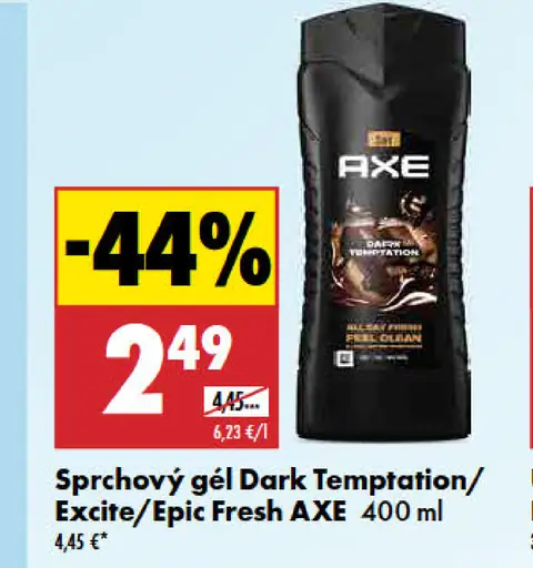 Axe sprchový gél Dark Temptation/Excite/Epic Fresh