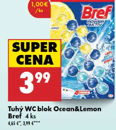 Tuhý WC blok Ocean&Lemon