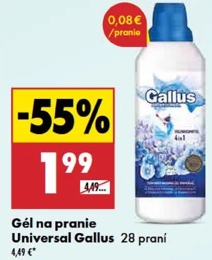 Gallus Universal gél na pranie