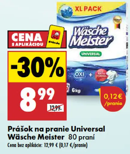 Wäsche Meister Universal prášok na pranie