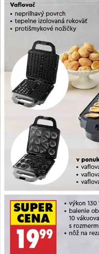 Hoffen vaflovač na 4 vafle