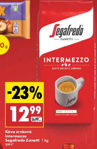 Segafredo Zanetti Káva zrnková Intermezzo