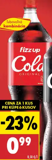 Fizz Up Cola Original nealkoholický nápoj