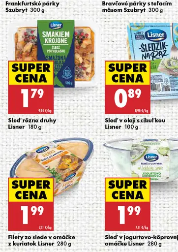 Lisner filety zo slede v omáčke z kuriatok