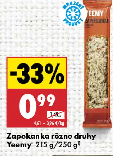 Yeemy Zapiekanka rôzne druhy