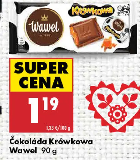 Wawel Krówkowa čokoláda