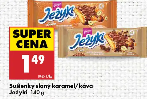 Jeżyki sušienky slaný karamel alebo káva