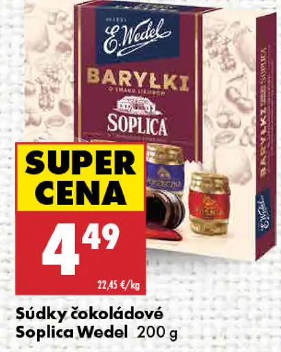 Soplica Wedel Súdy čokoládové