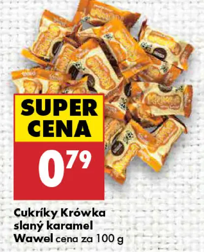 Wawel cukríky Krówka slaný karamel