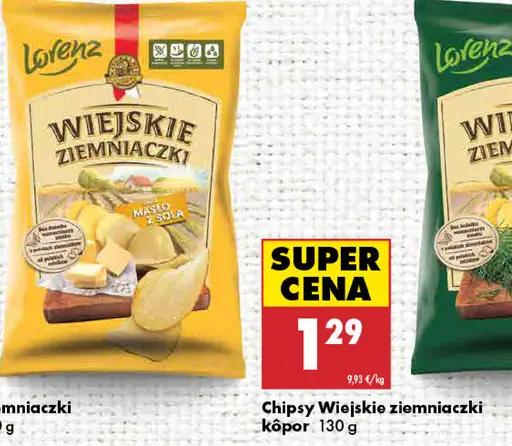 Lorenz Wiejskie ziemniaczki chipsy kôpor
