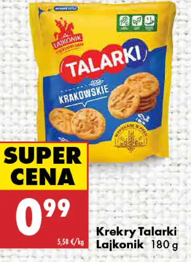 Lajkonik Talarki krakersy krakowskie
