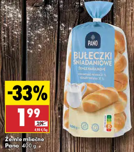 Pano Žemle mliečne