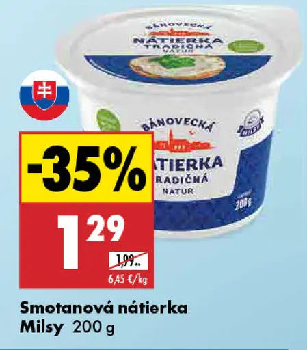 Milsy Smotanová nátierka