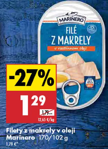 Marinero Filety z makrely v oleji