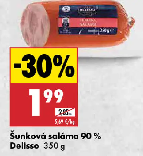 Delisso Šunková saláma 90%