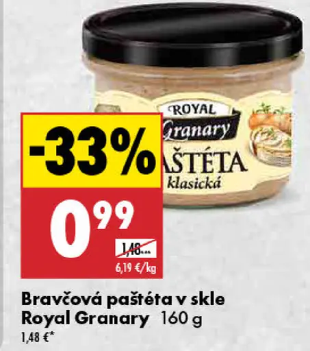 Royal Granary Bravčová paštéta v skle