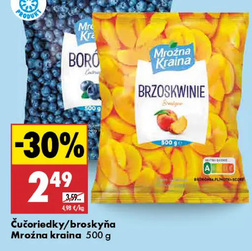 Mrožna kraina broskyňa