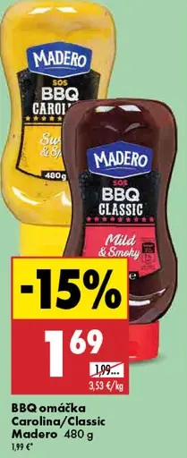 Madero BBQ omáčka carolina/classic