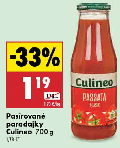 Culinea pasírované paradajky
