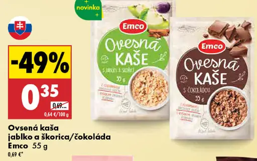 Emco Ovsená kaša s čokoládou