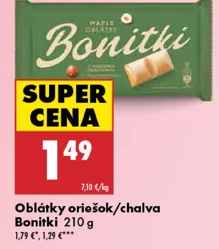 Oblátky oriešok/halva