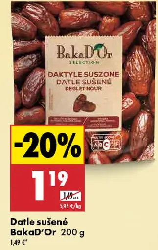BakaD'Or datle sušené