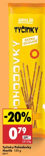 Havlík Tyčinky Pohodovky extra dlhé
