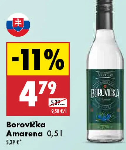 Borovička Amarená 0,5 l