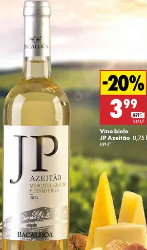 Bacalhôa JP Azeitão biele víno