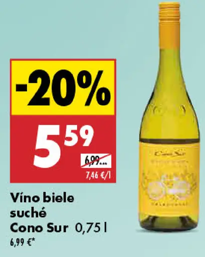 Cono Sur Vino biele suché