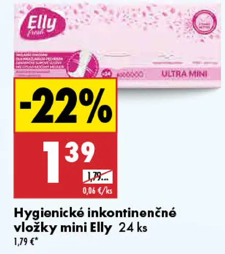 Elly Hygienické inkontinenčné vložky mini