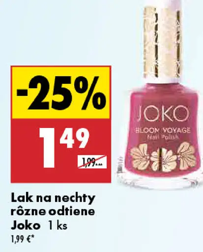 Joko lak na nechty rôzne druhy