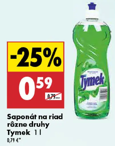 Tymek saponát na riad