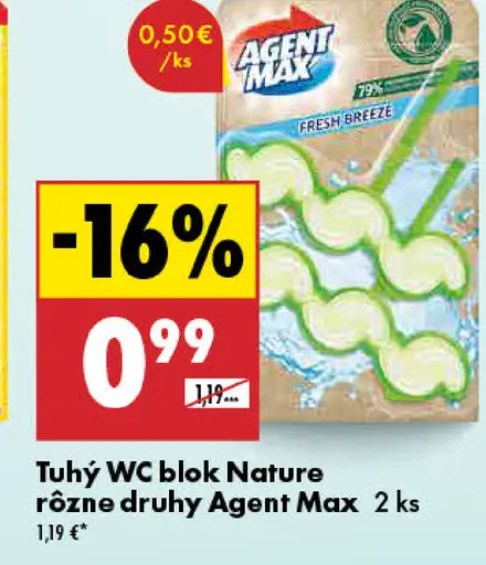 Agent Max Tuhý WC blok Nature