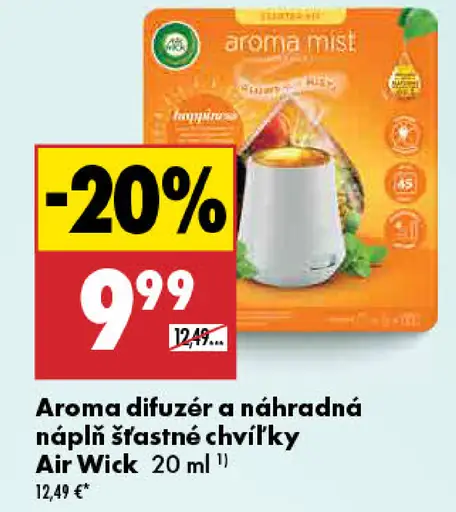 Air Wick Náplň pre aroma difuzér šťastné chvíľky