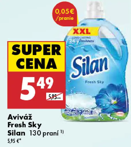 Silan avivážny prostriedok Fresh Sky