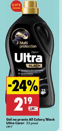 Ultra Care+ gél na pranie All Colors/Black