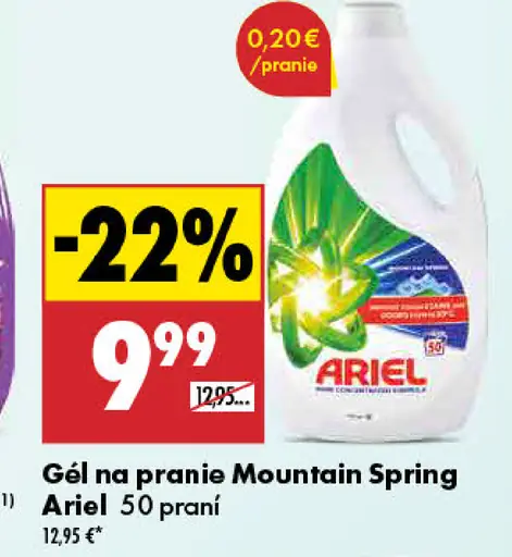 Ariel Mountain Spring gél na pranie