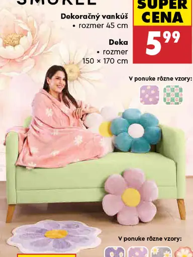 Smukee Dekoračný vankúš